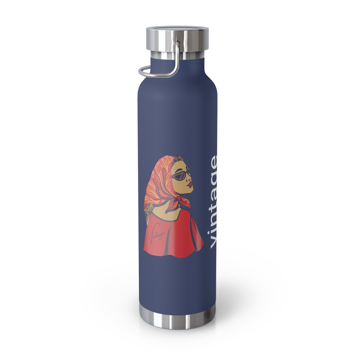 Vintage Vacuum Insulated Bottle, 22oz
