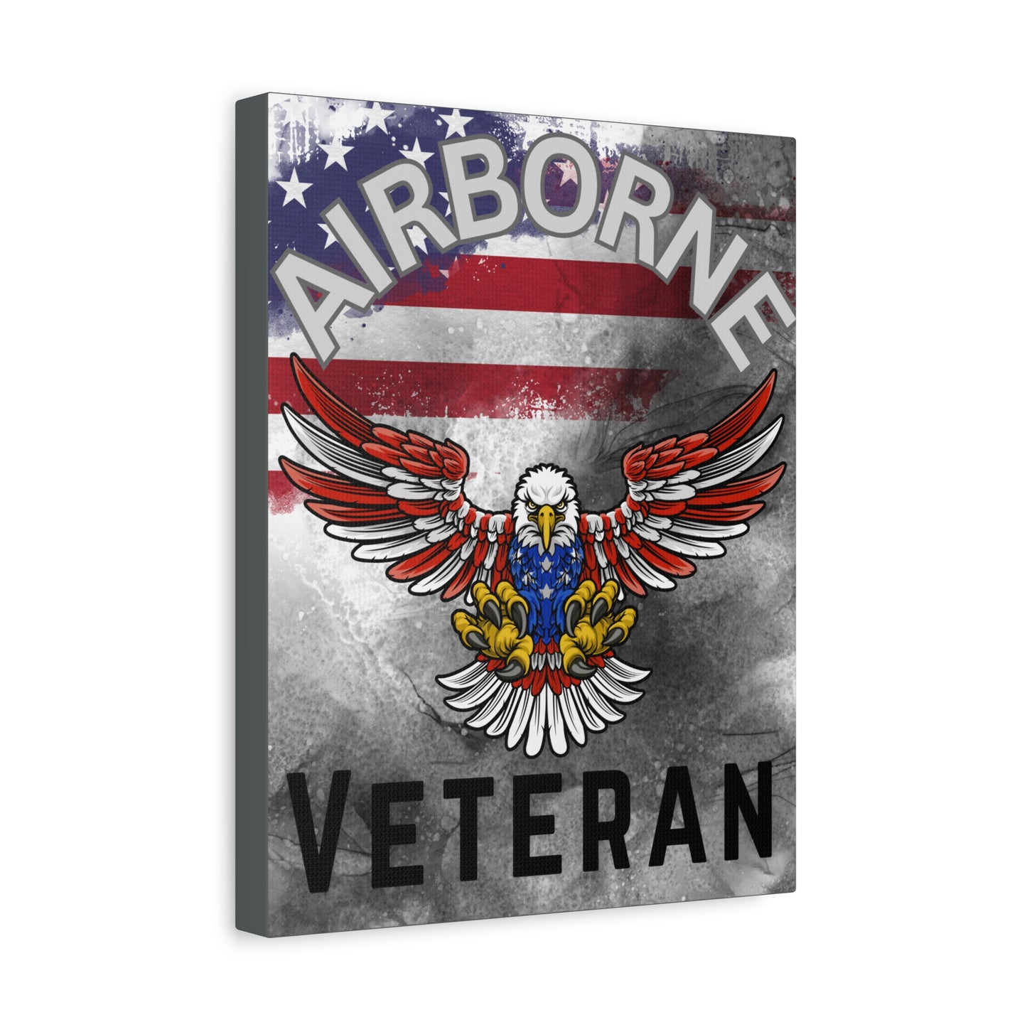 Airborne Veteran Matte Canvas, Stretched, 1.25"