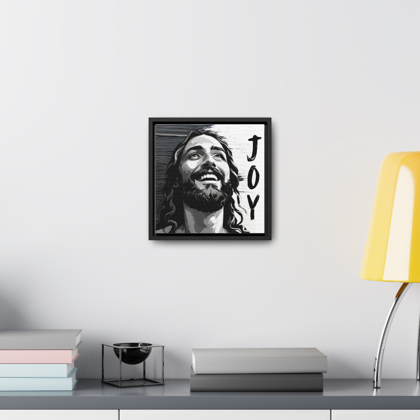 Joyful Jesus Gallery Canvas Wrap - Inspirational Wall Art