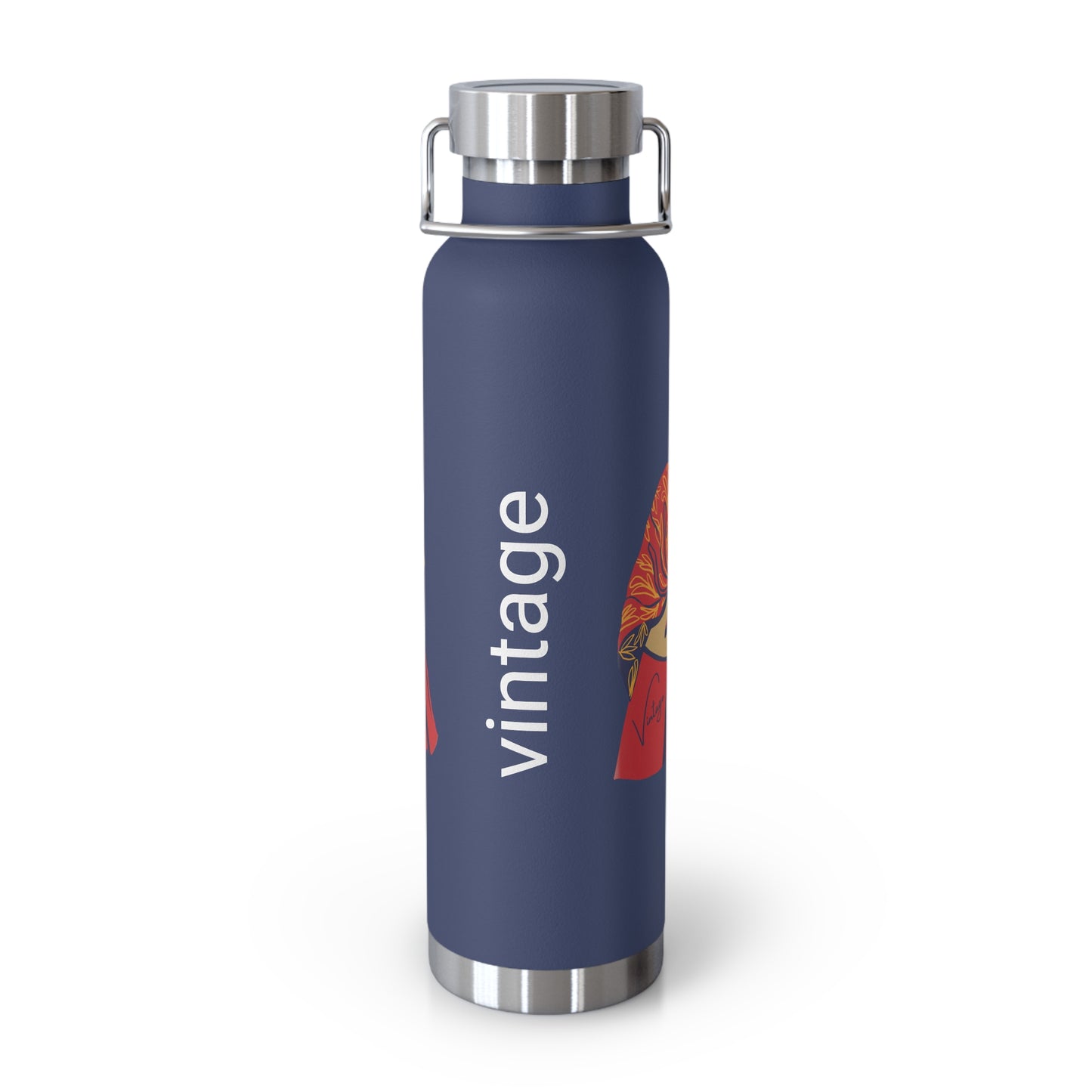 Vintage Vacuum Insulated Bottle, 22oz