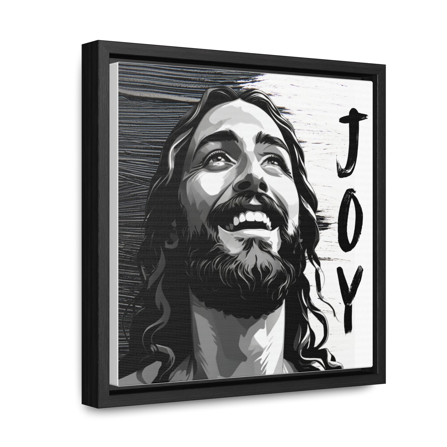 Joyful Jesus Gallery Canvas Wrap - Inspirational Wall Art