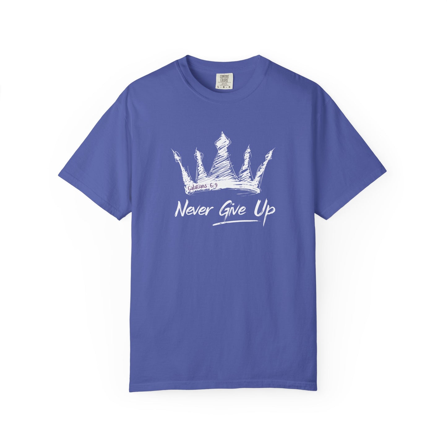 Never Give Up Crown Tee