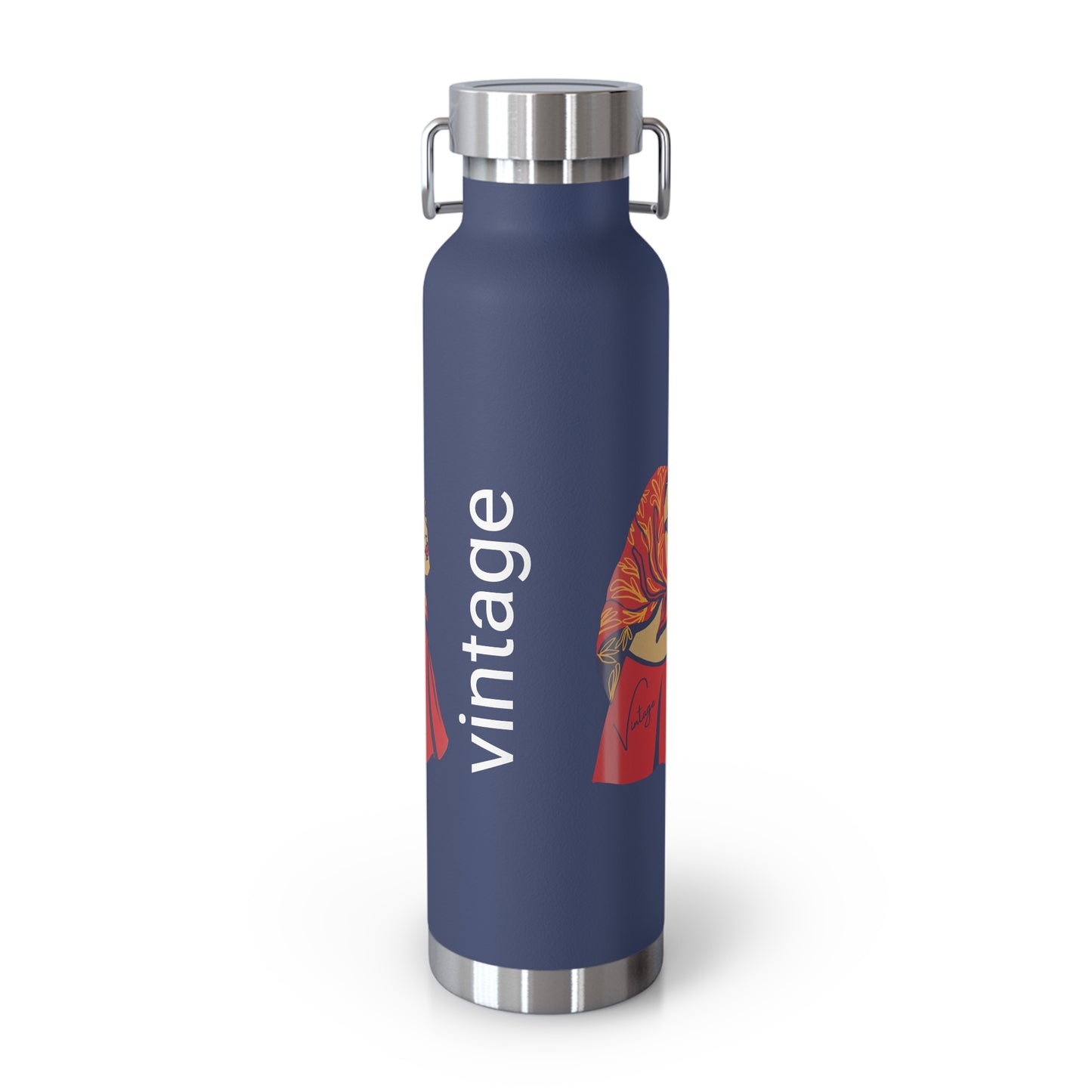 Vintage Vacuum Insulated Bottle, 22oz