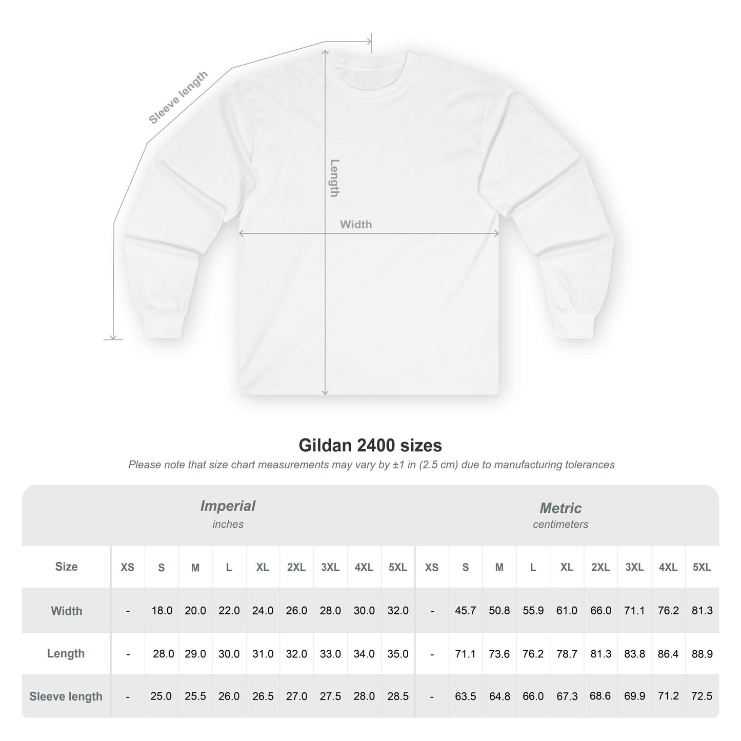 ADULT Ghostly Vibes Long Sleeve Tee