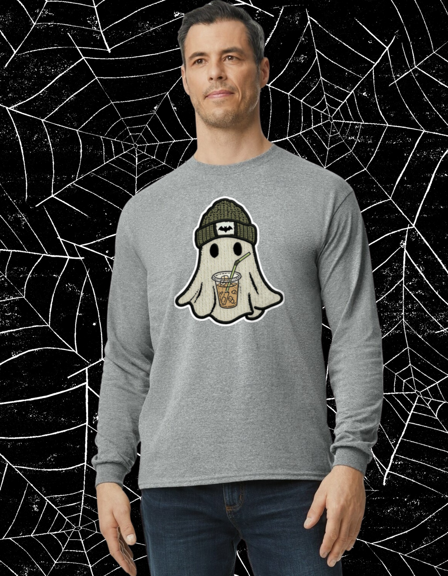 ADULT Ghostly Vibes Long Sleeve Tee