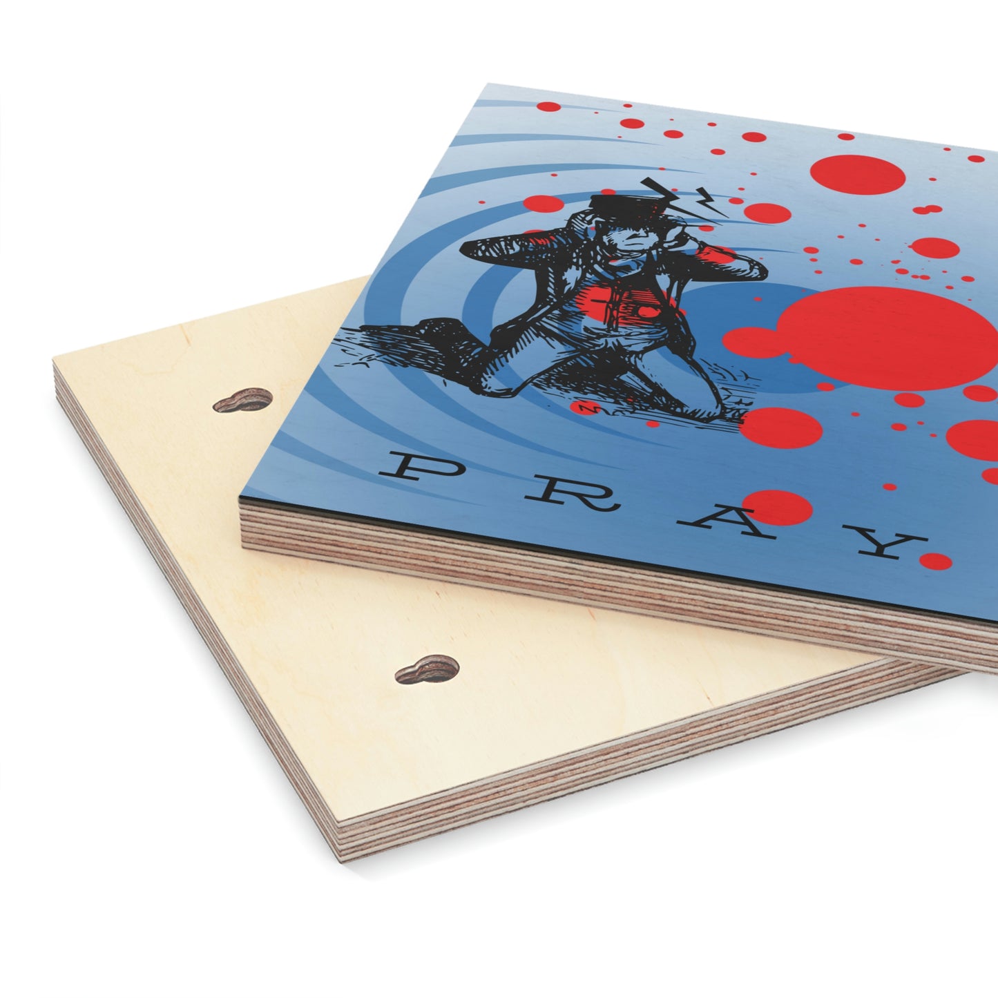 Pain Wood Canvas
