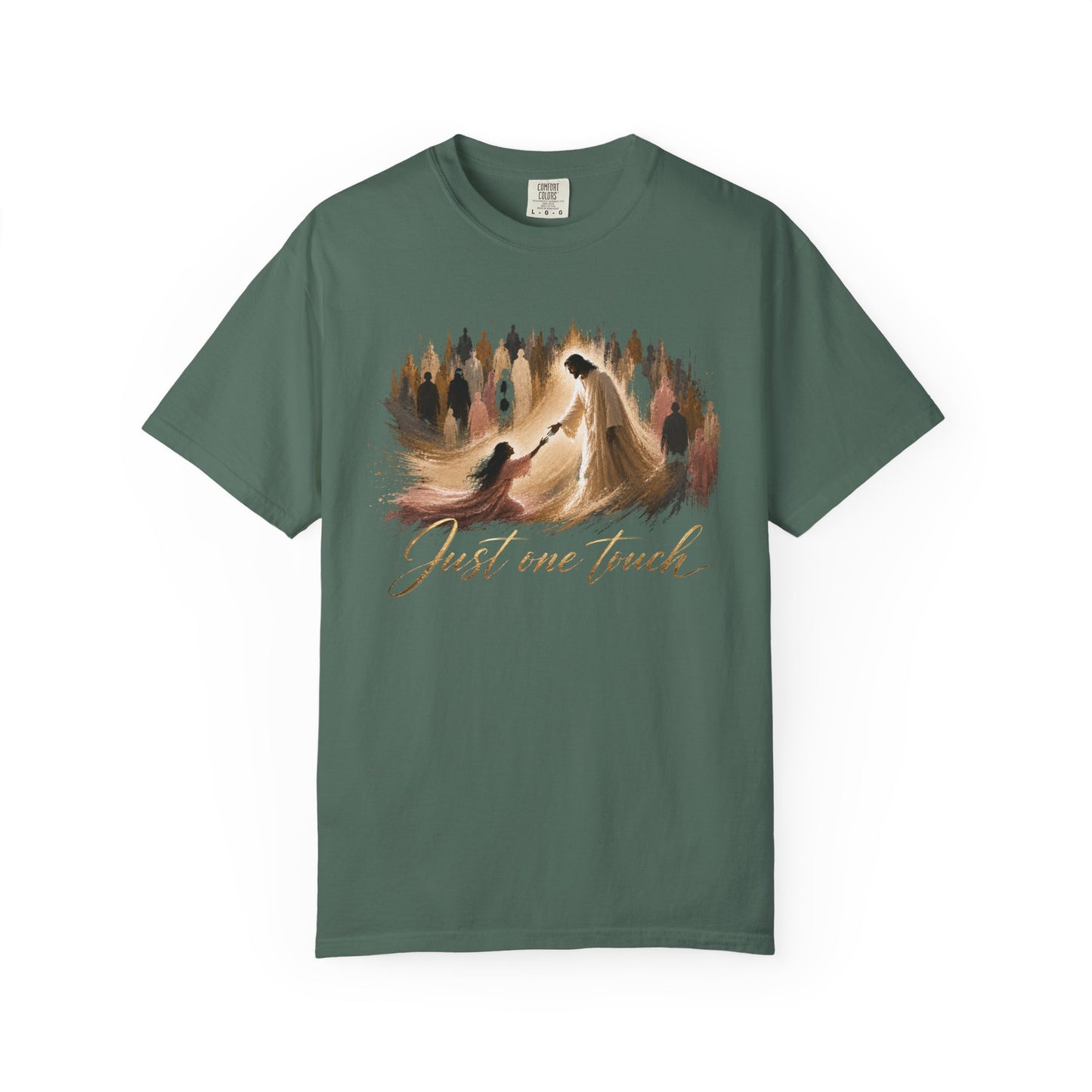 Just One Touch T‑Shirt — Horse Rider Silhouette Graphic Tee