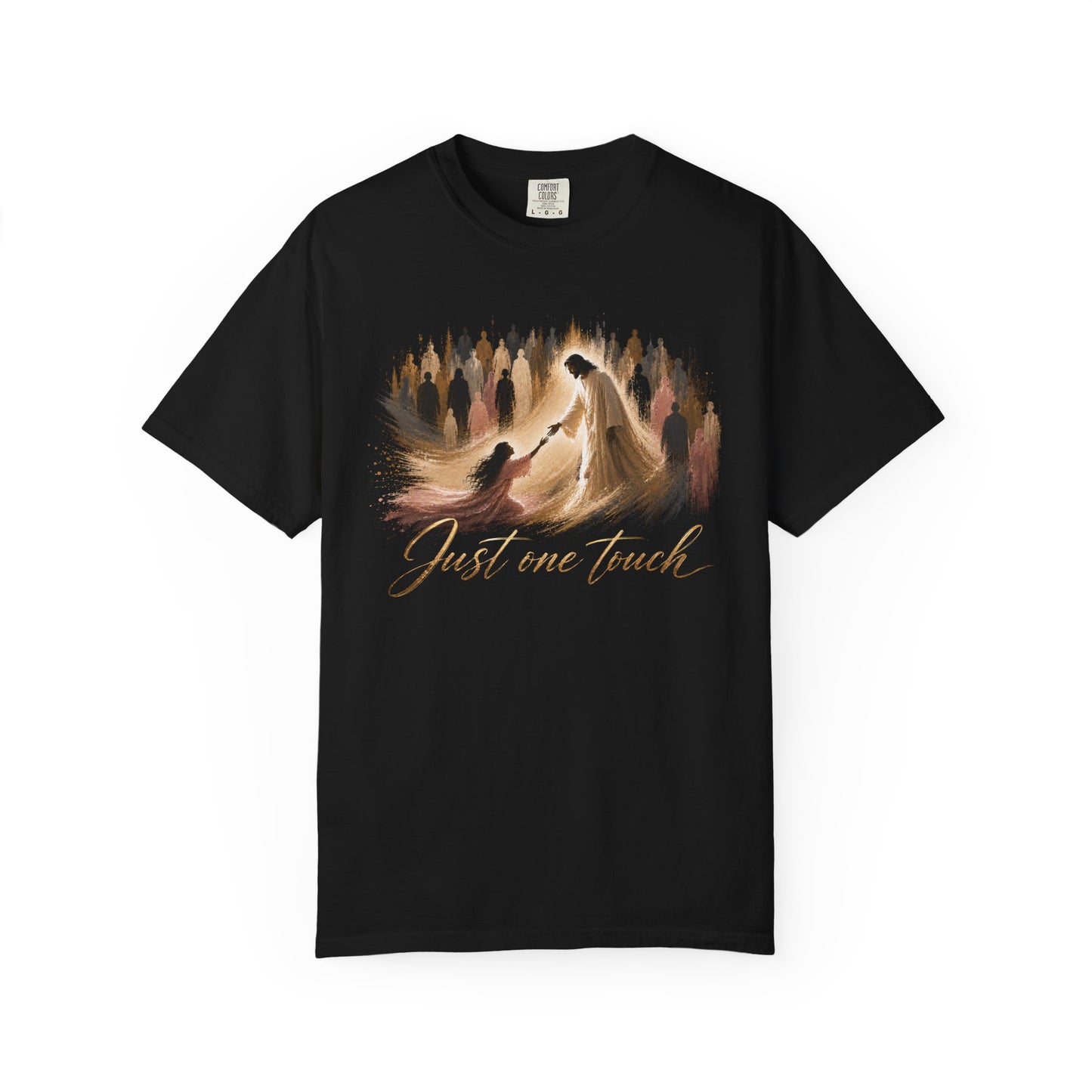 Just One Touch T‑Shirt — Horse Rider Silhouette Graphic Tee