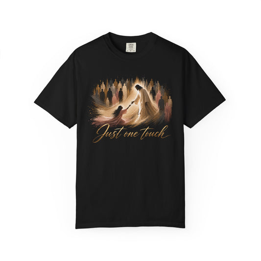 Just One Touch T‑Shirt — Horse Rider Silhouette Graphic Tee