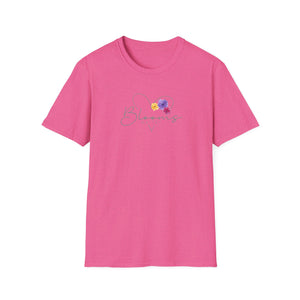 Blooms Floral Unisex Softstyle T-Shirt - Perfect for Spring Celebrations