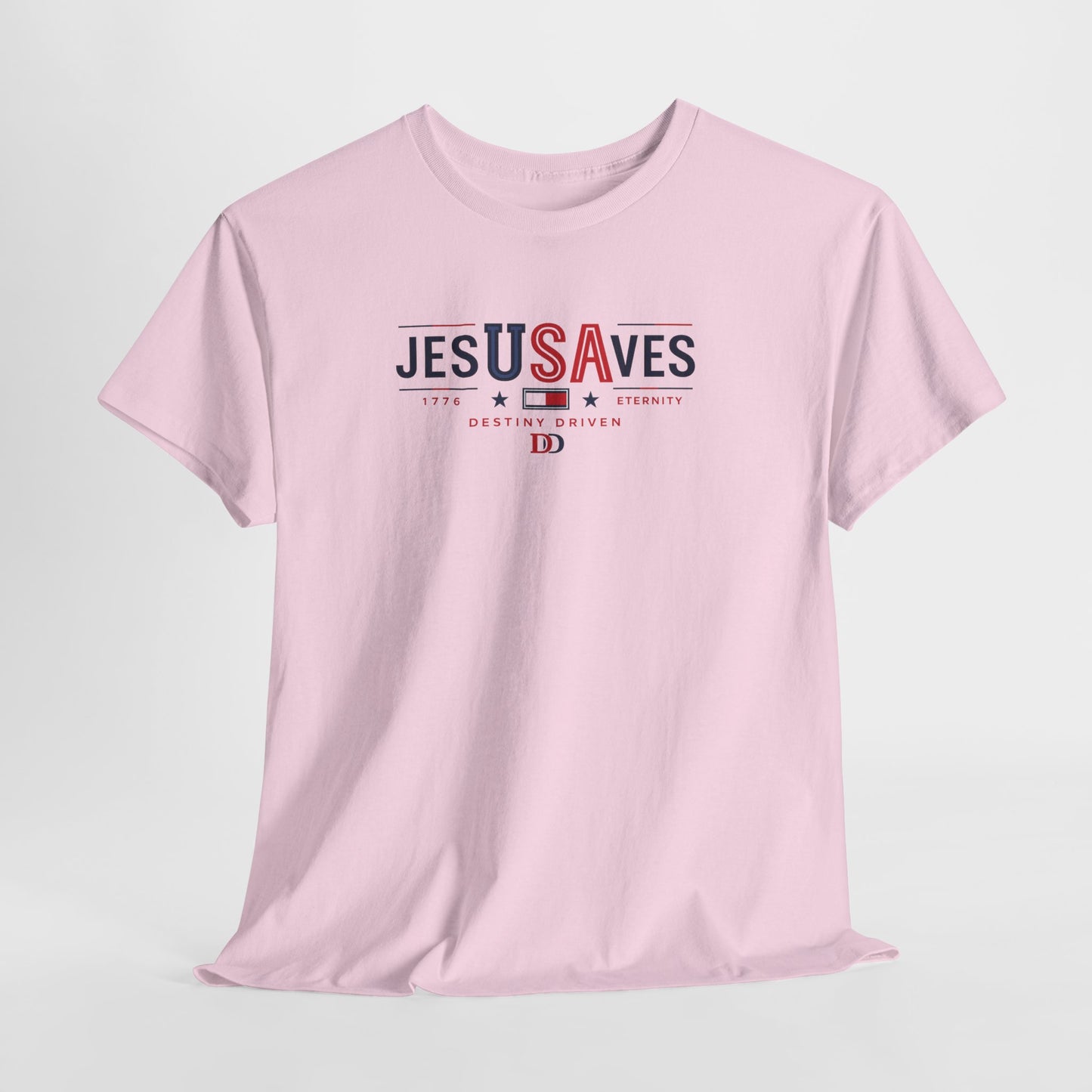 Jesus Saves USA T-Shirt — Patriotic Christian Tee