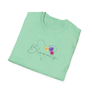 Blooms Floral Unisex Softstyle T-Shirt - Perfect for Spring Celebrations