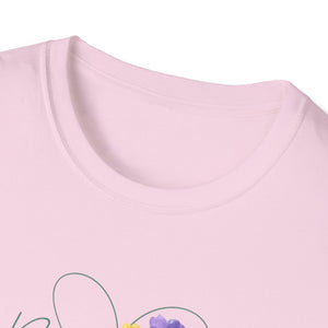 Blooms Floral Unisex Softstyle T-Shirt - Perfect for Spring Celebrations