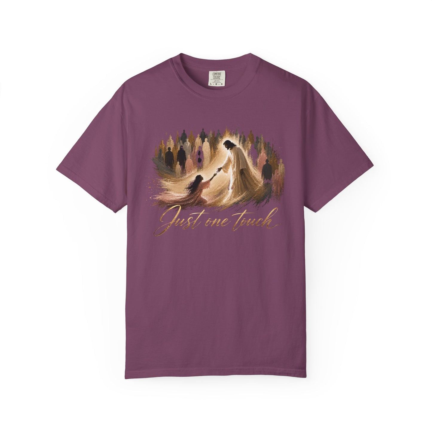 Just One Touch T‑Shirt — Horse Rider Silhouette Graphic Tee