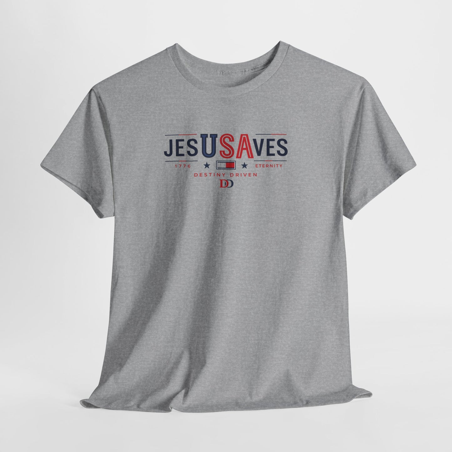 Jesus Saves USA T-Shirt — Patriotic Christian Tee