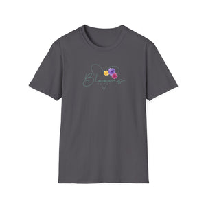 Blooms Floral Unisex Softstyle T-Shirt - Perfect for Spring Celebrations