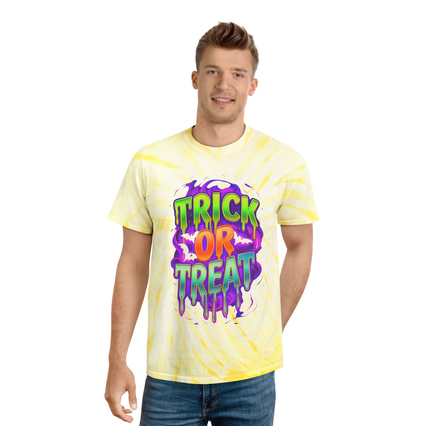 Trick or Treat Tie-Dye Tee