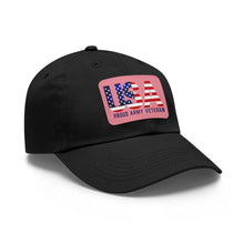 Load image into Gallery viewer, USA VET Hat with Leather Patch (Rectangle)
