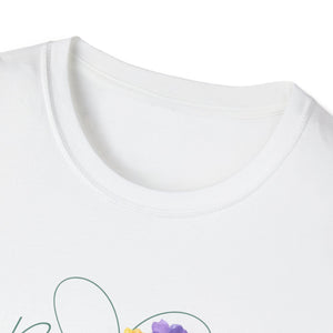 Blooms Floral Unisex Softstyle T-Shirt - Perfect for Spring Celebrations