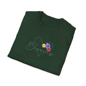 Blooms Floral Unisex Softstyle T-Shirt - Perfect for Spring Celebrations