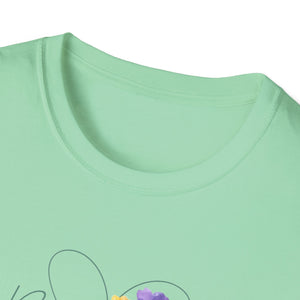 Blooms Floral Unisex Softstyle T-Shirt - Perfect for Spring Celebrations