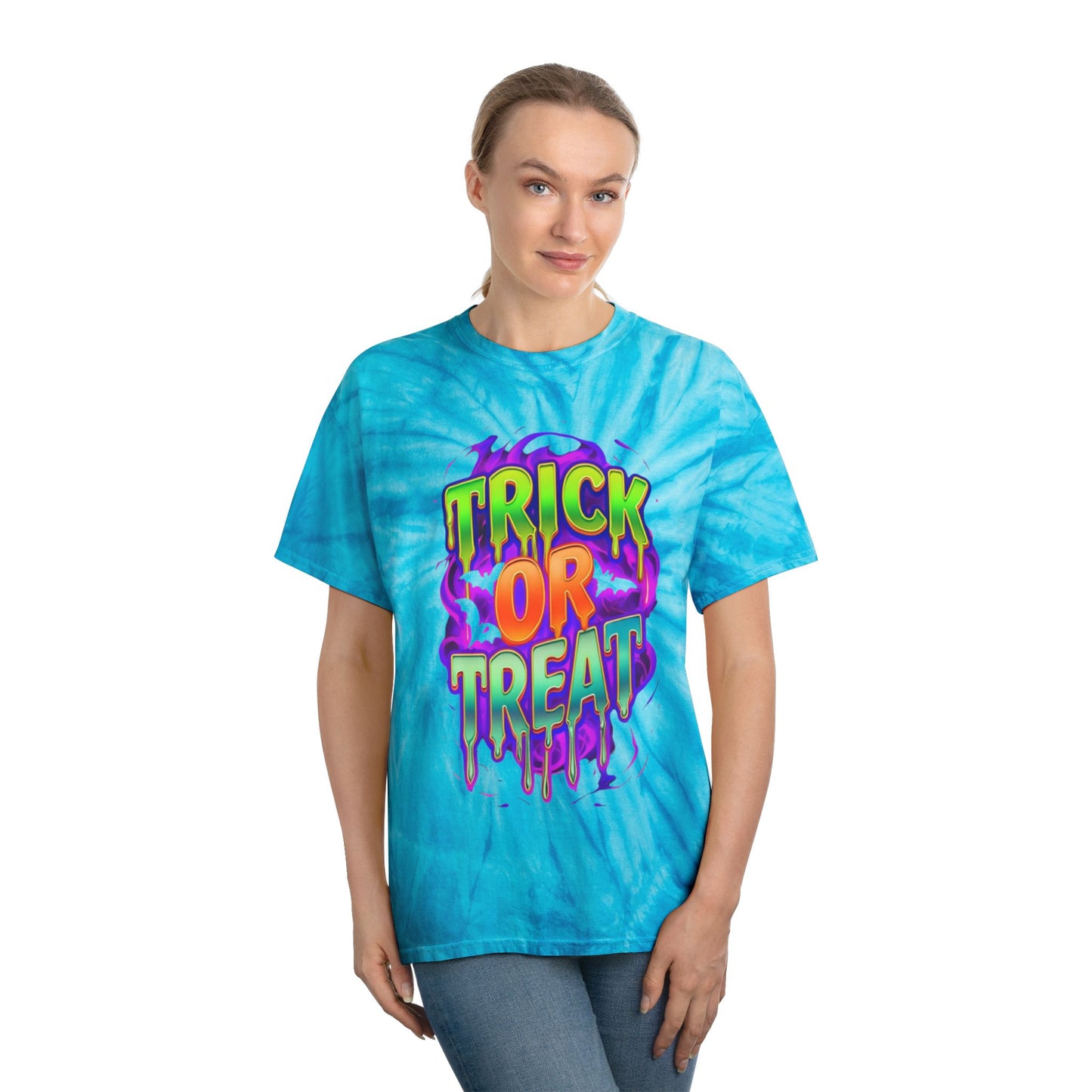 Trick or Treat Tie-Dye Tee
