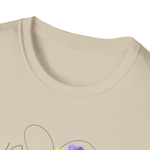 Blooms Floral Unisex Softstyle T-Shirt - Perfect for Spring Celebrations