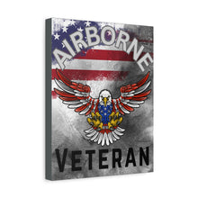 Load image into Gallery viewer, Airborne Veteran Matte Canvas, Stretched, 1.25&quot;
