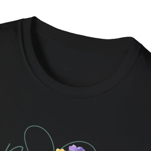 Blooms Floral Unisex Softstyle T-Shirt - Perfect for Spring Celebrations