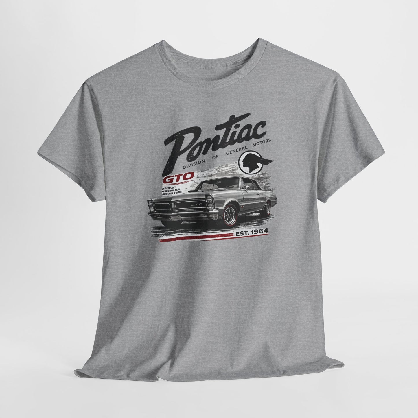 Pontiac GTO Classic Car Tee — Vintage Muscle Car Graphic T-Shirt