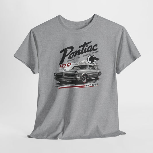 Pontiac GTO Classic Car Tee — Vintage Muscle Car Graphic T-Shirt