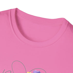 Blooms Floral Unisex Softstyle T-Shirt - Perfect for Spring Celebrations