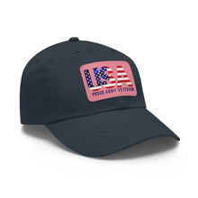 Load image into Gallery viewer, USA VET Hat with Leather Patch (Rectangle)
