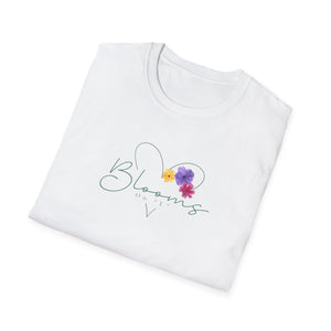Blooms Floral Unisex Softstyle T-Shirt - Perfect for Spring Celebrations