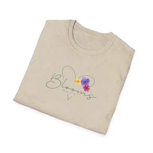 Blooms Floral Unisex Softstyle T-Shirt - Perfect for Spring Celebrations