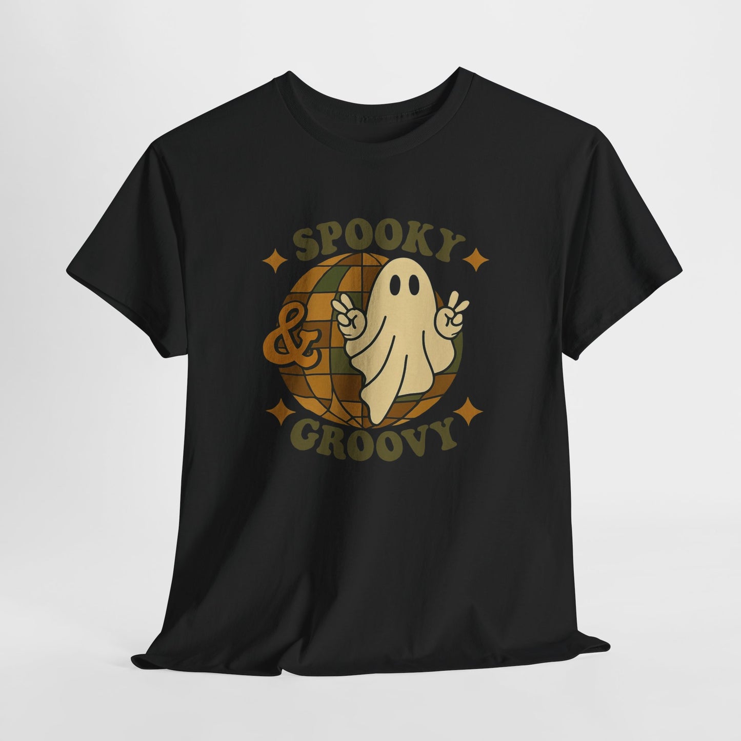 Spooky & Groovy Unisex Heavy Cotton Tee