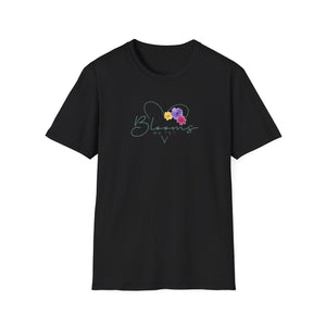Blooms Floral Unisex Softstyle T-Shirt - Perfect for Spring Celebrations