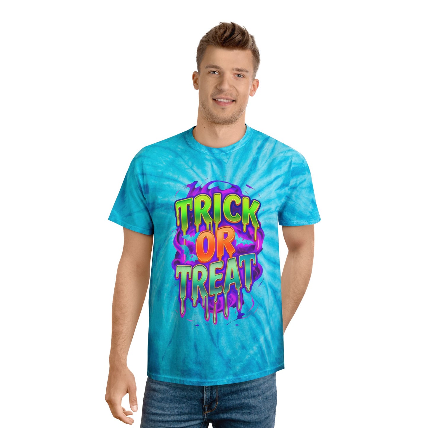 Trick or Treat Tie-Dye Tee