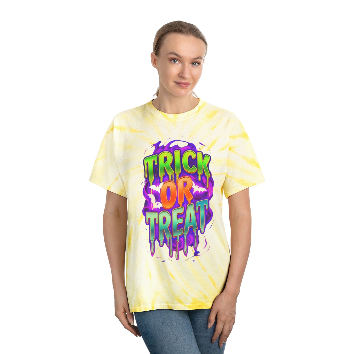 Trick or Treat Tie-Dye Tee