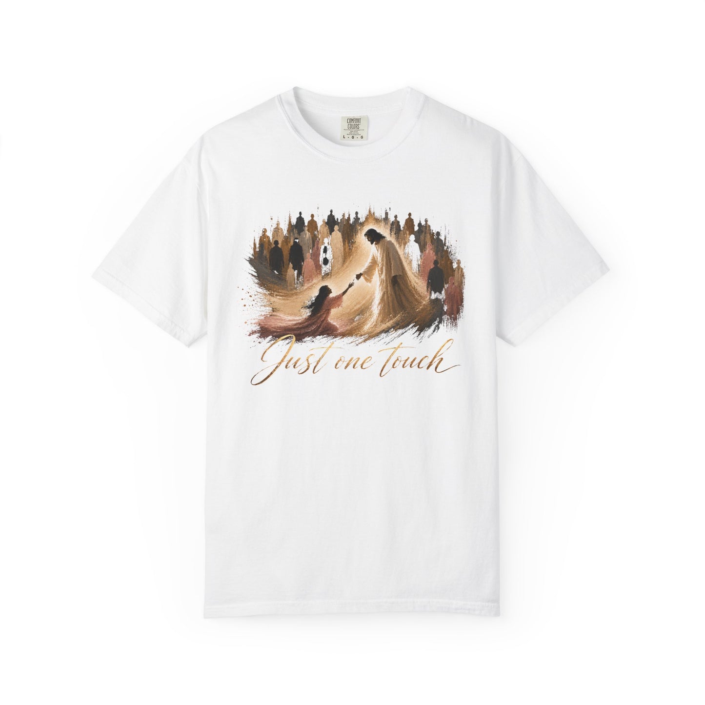 Just One Touch T‑Shirt — Horse Rider Silhouette Graphic Tee