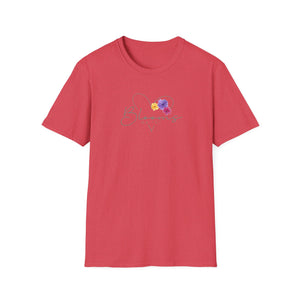 Blooms Floral Unisex Softstyle T-Shirt - Perfect for Spring Celebrations