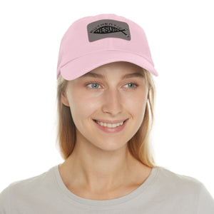 Authentic Jesus Hat with Leather Patch (Rectangle)