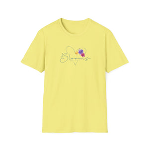 Blooms Floral Unisex Softstyle T-Shirt - Perfect for Spring Celebrations