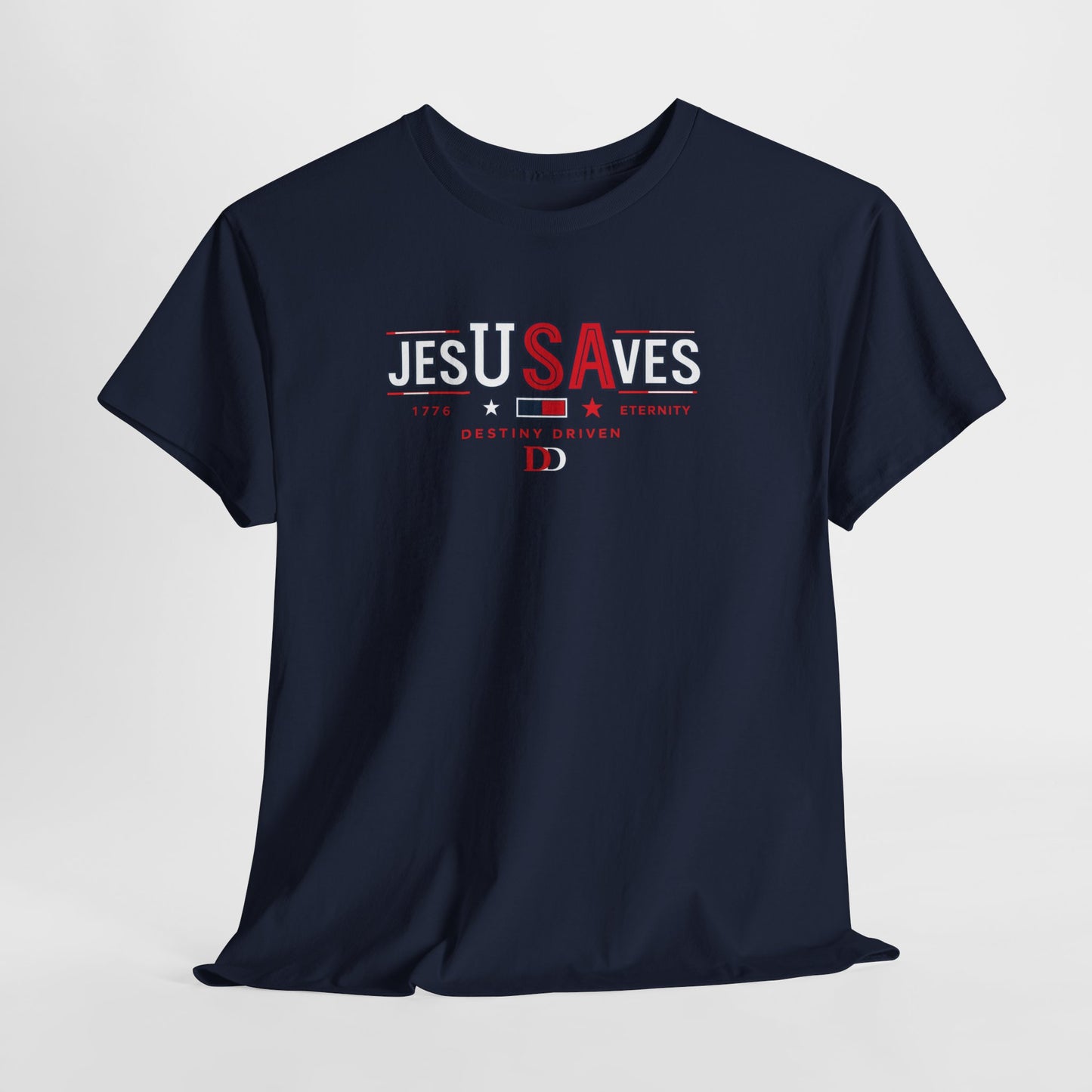 Jesus Saves USA T-Shirt — Patriotic Christian Tee