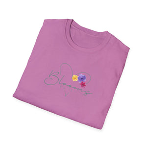 Blooms Floral Unisex Softstyle T-Shirt - Perfect for Spring Celebrations