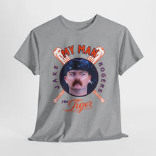 Load image into Gallery viewer, My Man The Tiger Unisex Heavy Cotton Tee - Retro Baseball Fan Shirt
