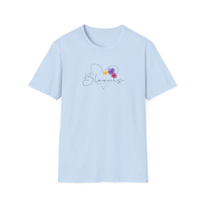 Blooms Floral Unisex Softstyle T-Shirt - Perfect for Spring Celebrations