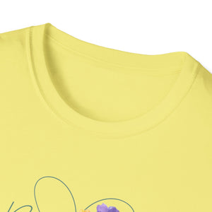 Blooms Floral Unisex Softstyle T-Shirt - Perfect for Spring Celebrations