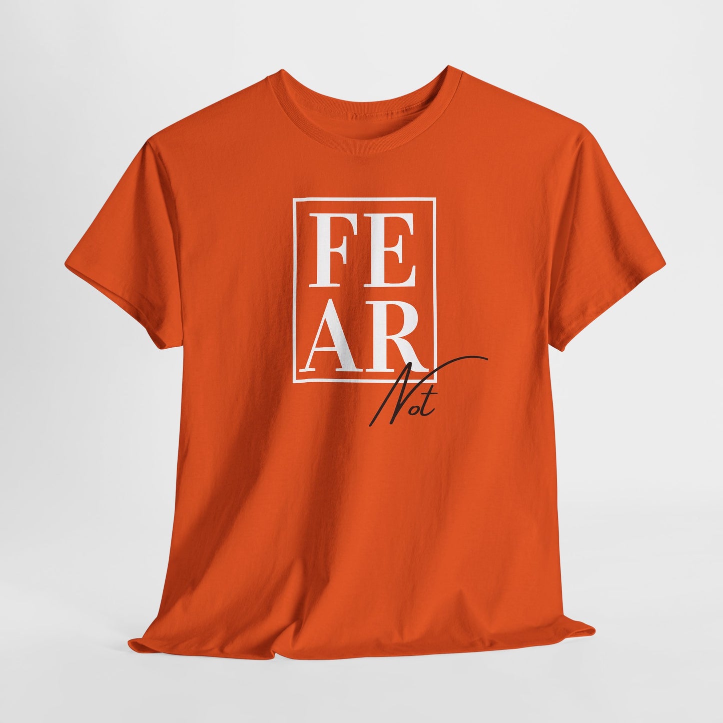 T‑Shirt — Minimal Script "Not" Chest Graphic, Casual Everyday Tee