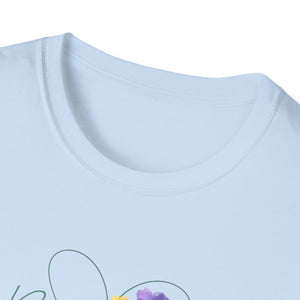 Blooms Floral Unisex Softstyle T-Shirt - Perfect for Spring Celebrations